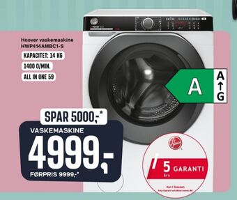 Skousen Hoover vaskemaskine tilbud