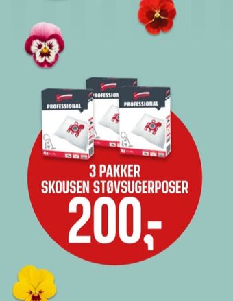 Skousen Skousen støvsugerposer tilbud