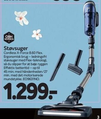 Din Isenkræmmer Obh nordica støvsuger tilbud