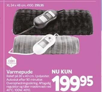 Din Isenkræmmer Obh nordica varmepude tilbud