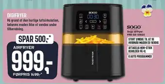 Skousen Sogo airfryer tilbud