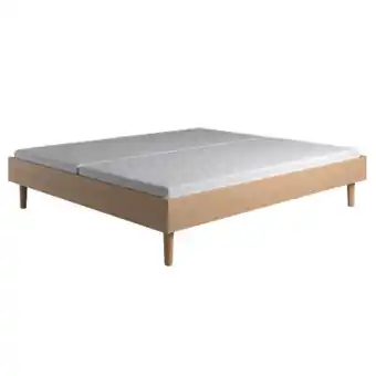 SengeSpecialisten Kaagaard 380 sengeramme 180x210 cm lakeret bøg tilbud