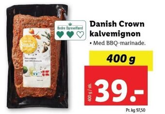 Lidl Danish Crown kalvemignon tilbud