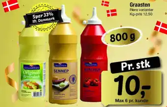 Fakta Tyskland Graasten ketchup tilbud
