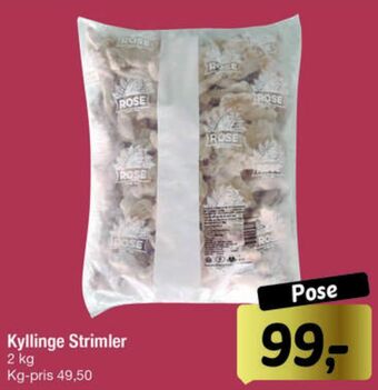 Rose kyllingestrimler