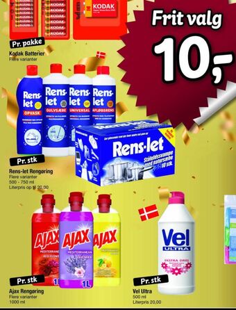 Fakta Tyskland Ajax rengøring - universal tilbud