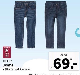 Lidl Lupilu jeans tilbud
