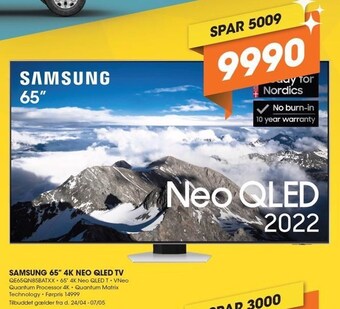 Expert Samsung 65 4k neo qled tv tilbud