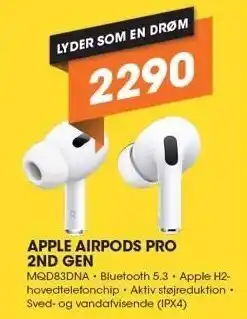 Expert Apple airpods pro 2nd gen tilbud