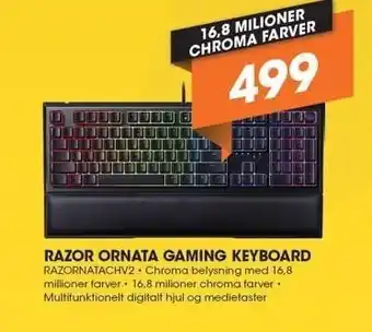 Expert Razor ornata gaming keyboard tilbud