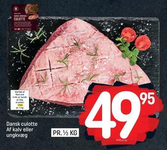 REMA 1000 Dansk culotte af kalv eller ungkvæg tilbud