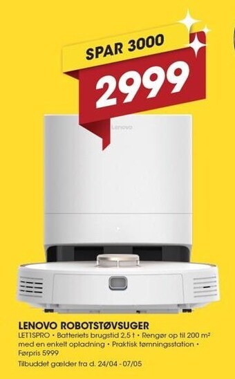 Lenovo robotstøvsuger