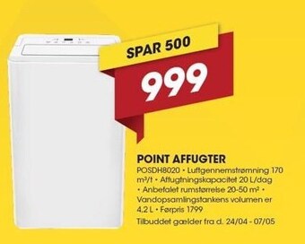 Punkt1 Point affugter tilbud