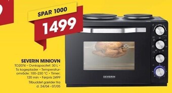 Punkt1 Severin miniovn tilbud