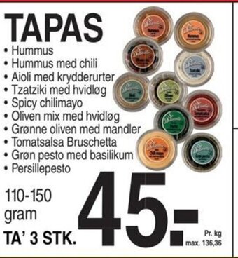 ABC Lavpris TAPAS tilbud