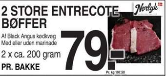 ABC Lavpris 2 STORE ENTRECOTE BØFFER tilbud