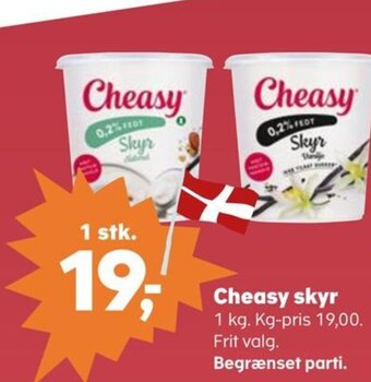 Kvickly Cheasy Skyr tilbud
