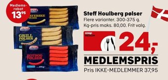 Kvickly Steff Houlberg pølser tilbud