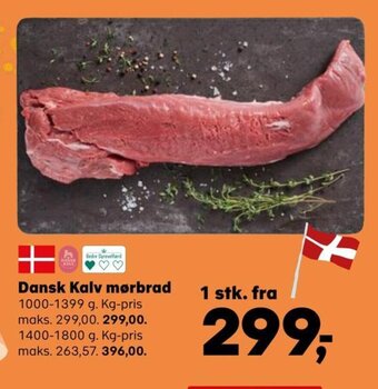 Kvickly Dansk Kalv mørbrad tilbud