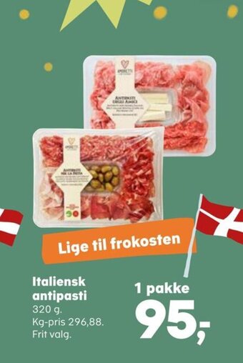 Kvickly Italiensk antipasti tilbud