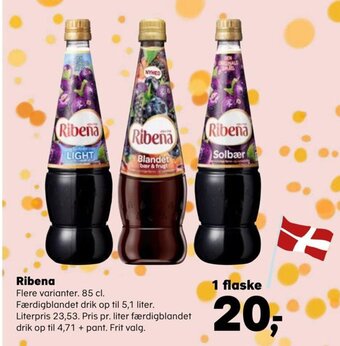 Kvickly Ribena tilbud