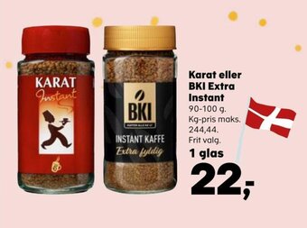 Kvickly Karat eller BKI Extra Instant tilbud