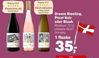 Kvickly Dream Riesling, Pinot Noir eller Blush tilbud