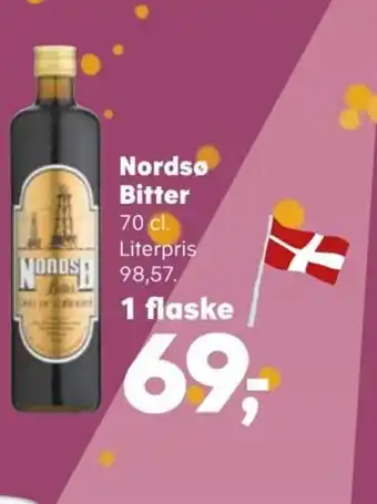 Kvickly Nordsø Bitter 70 cl. tilbud