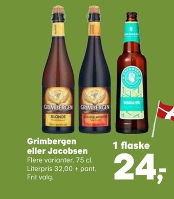 Kvickly Grimbergen eller Jacobsen tilbud