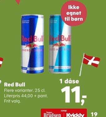 Kvickly Red Bull tilbud