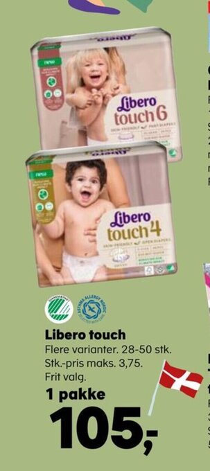 Kvickly Libero touch tilbud