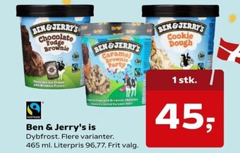 Kvickly Ben & Jerry's is tilbud