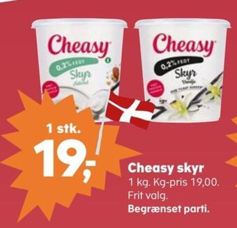 SuperBrugsen Cheasy Skyr tilbud