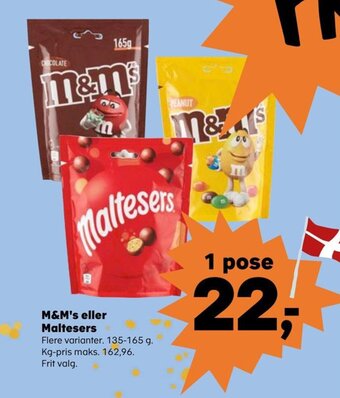 SuperBrugsen M&M's eller Maltesers tilbud