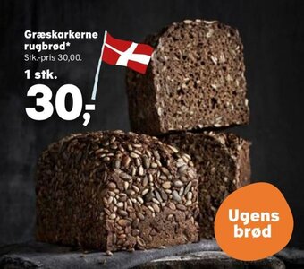 SuperBrugsen Græskarkerne rugbrød tilbud