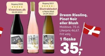Dream Riesling, Pinot Noir eller Blush
