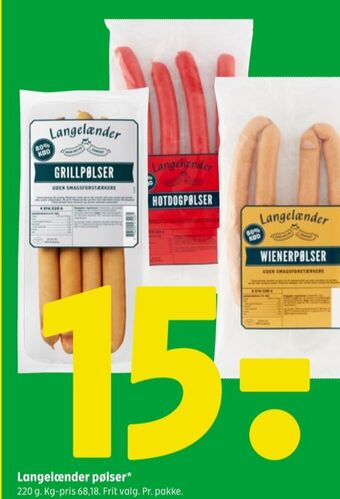 Coop 365 Langelænder grillpølser tilbud