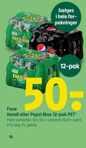 Coop 365 Faxe kondi sportssodavand tilbud