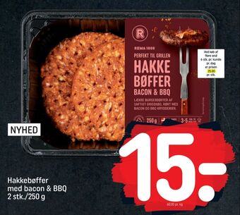 REMA 1000 Rema 1000 hakkebøffer tilbud