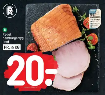 REMA 1000 Delika hamburgerryg tilbud