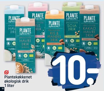 REMA 1000 Plantekøkkenet økologisk drik 1 liter tilbud