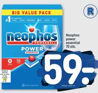 REMA 1000 Neophos power essential 70 stk. tilbud