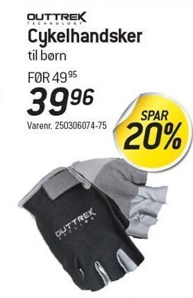 Thansen Outtrek cykelhandsker tilbud