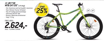 Thansen X-zite mtb 24/26 tilbud