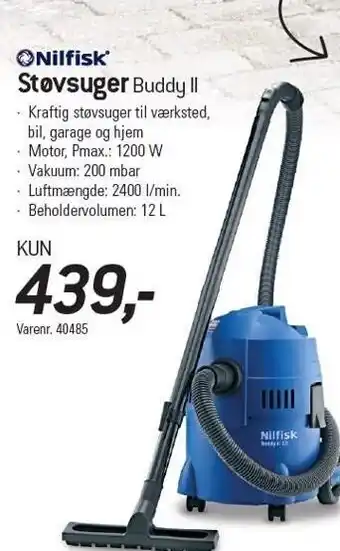 Nilfisk støvsuger buddy ii