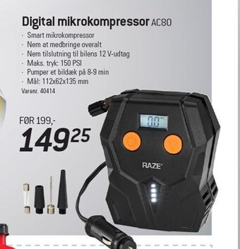 Thansen Digital mikrokompressor tilbud