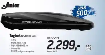 Junior tagboks strike 440