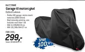 Thansen Outtrek garage til motorcykel tilbud