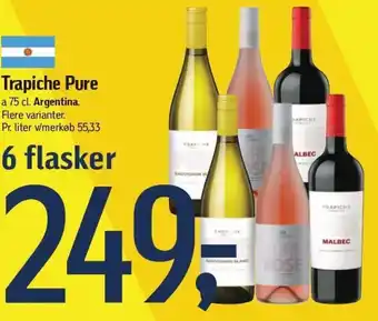 Føtex Trapiche Pure tilbud