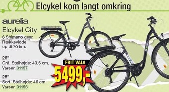 Harald Nyborg Aurelia elcykel city tilbud